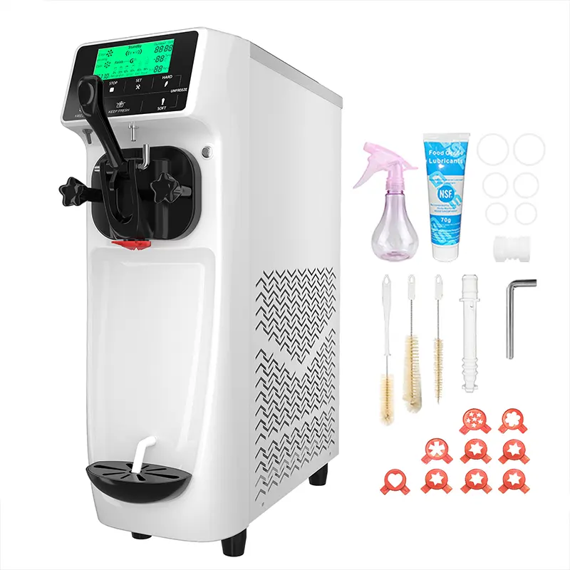 GSEICE ST16RE Commercial Ice Cream Maker,Limited time discount,Silky texture Ice Cream Machine For Home use