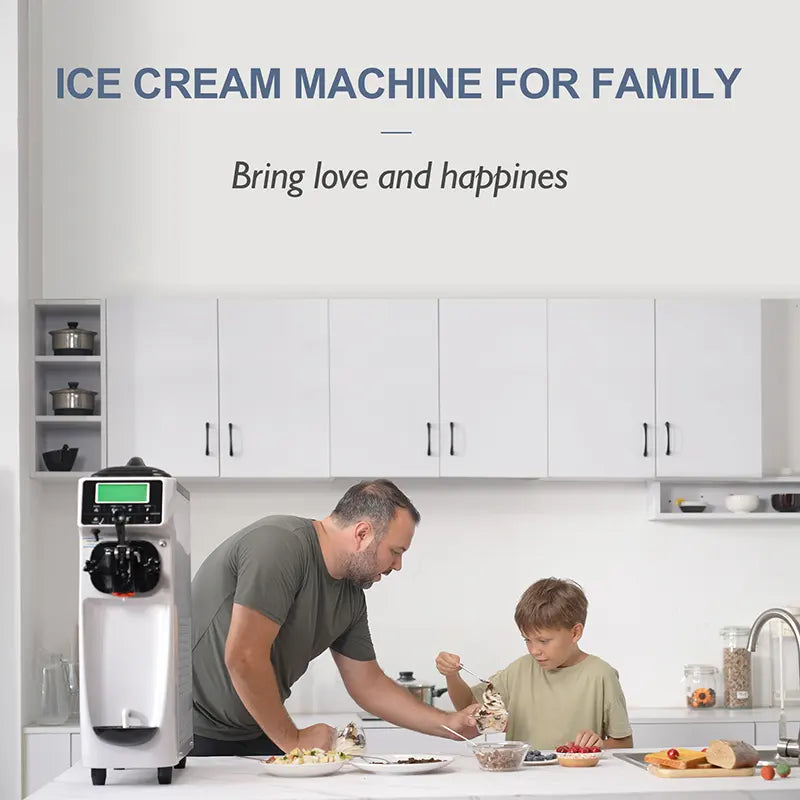 GSEICE ST16RE Commercial Ice Cream Maker,Limited time discount,Silky texture Ice Cream Machine For Home use