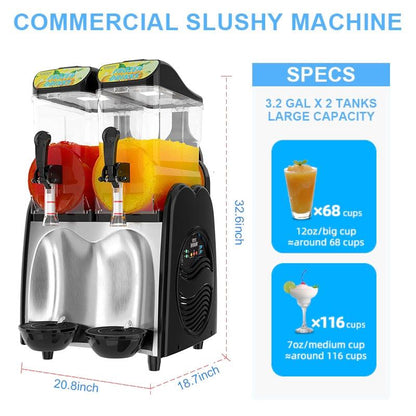 GSEICE slush machine SL12*2