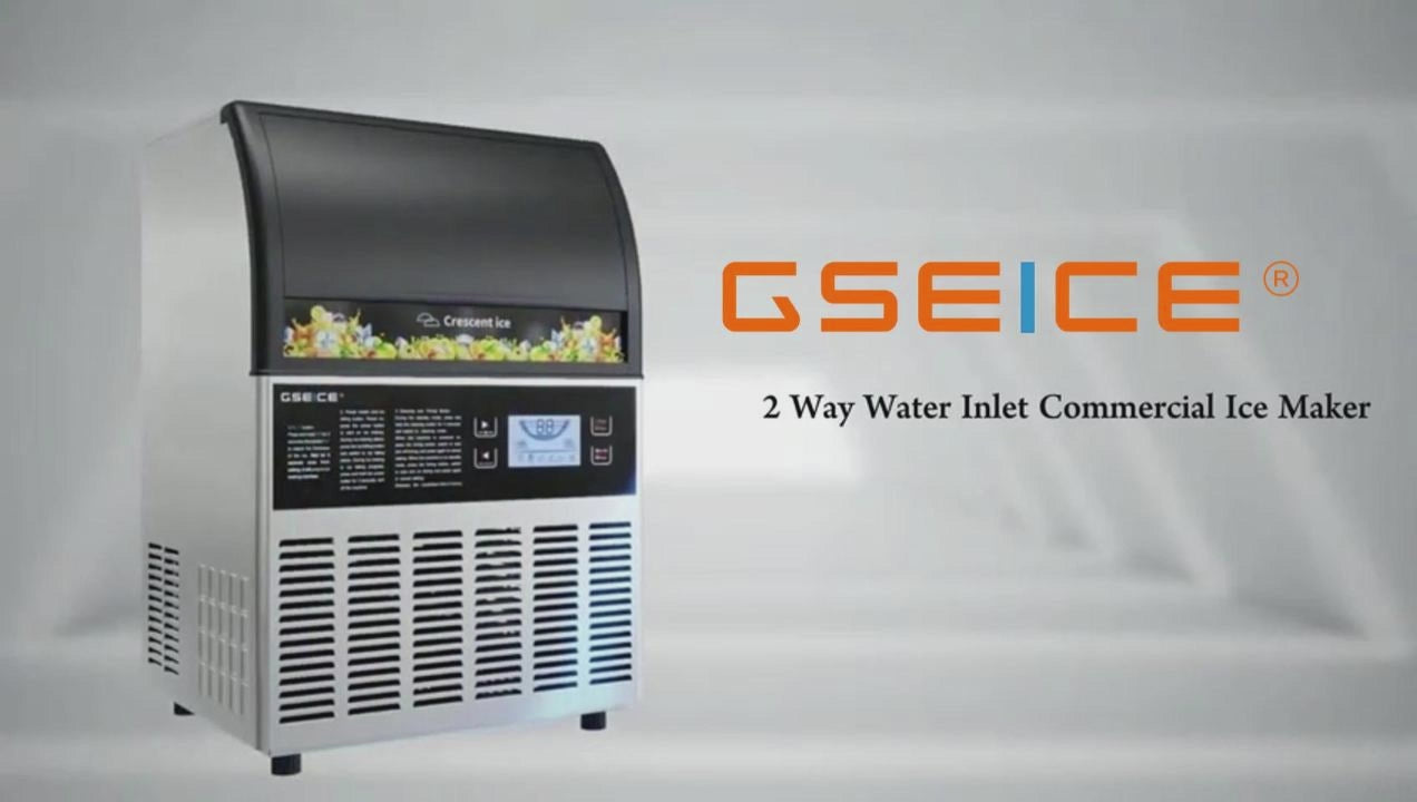 Charger la vidéo : GSEICE  Ice Maker Video